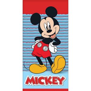 Carbotex Detská osuška Mickey Mouse Vždy s úsmevom, 70 x 140 cm